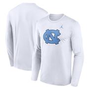 UNC Jordan Brand Legend Primary Logo Long Sleeve Tee